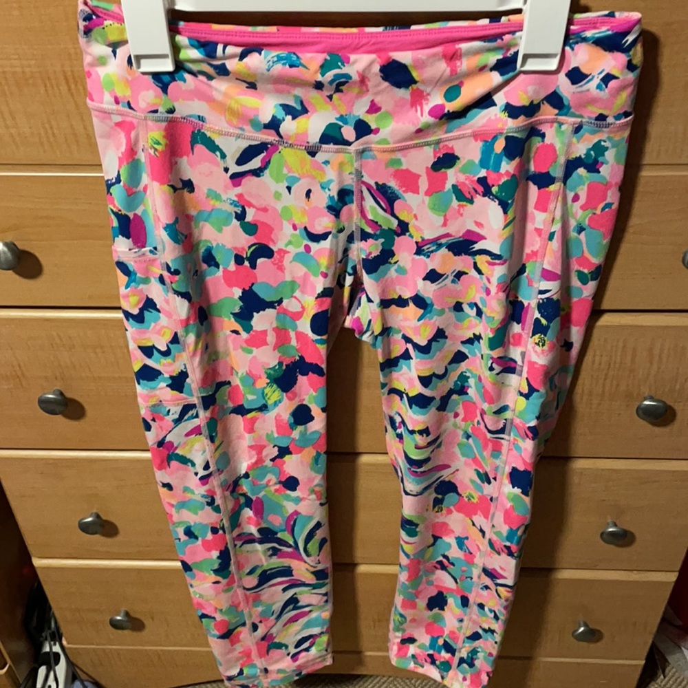 Lily Pulitzer Bright Color Dot Capri - Picture 2 of 6